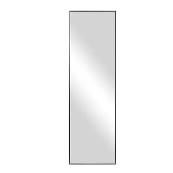 71" Black Metal Framed Standing Mirror