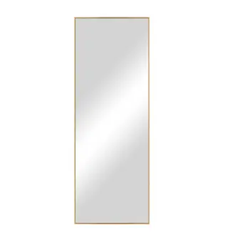 71" Gold Metal Framed Standing Mirror