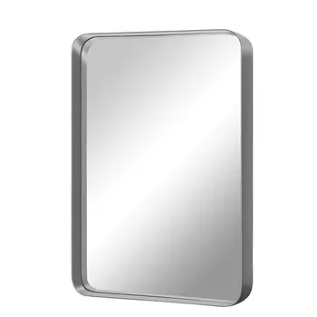 50" Silver Metal Framed Standing Mirror