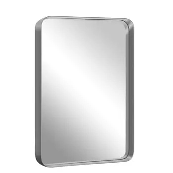 50" Silver Metal Framed Standing Mirror