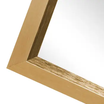 36" Gold Metal Framed Standing Mirror
