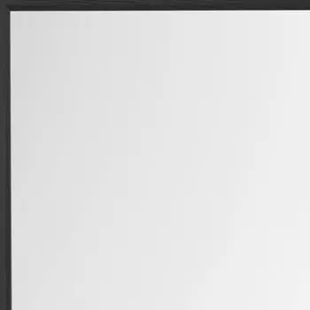 40" Gray Square Wood Framed Accent Mirror