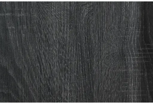 Dark Gray Distressed Wood Lighted King Bed Frame