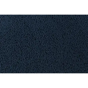 Navy Blue And Upholstered Lighted Queen Bed Frame with USB
