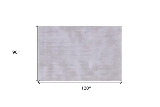 8' X 10' Taupe Hand Loomed Area Rug