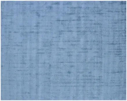 9' X 12' Denim Blue Hand Loomed Area Rug