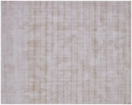 9' X 12' Camel Striped Hand Loomed Area Rug