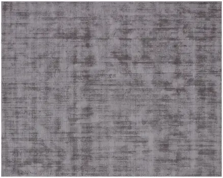 8' X 10' Dark Brown Hand Loomed Area Rug