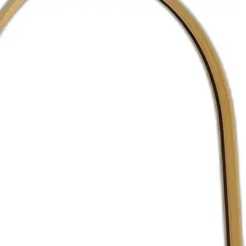 71" Natural Arch Wood Framed Standing Mirror