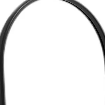71" Black Arch Wood Framed Standing Mirror
