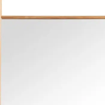 71" Natural Novelty Wood Framed Standing Mirror
