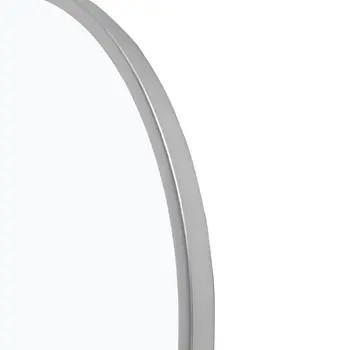 36" Silver Arch Metal Framed Standing Mirror