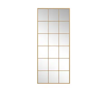 69" Gold Metal Framed Standing Mirror