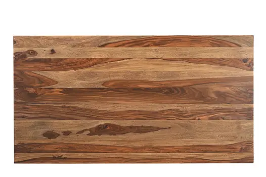 75" Brown Solid Wood Pedestal Base Dining Table