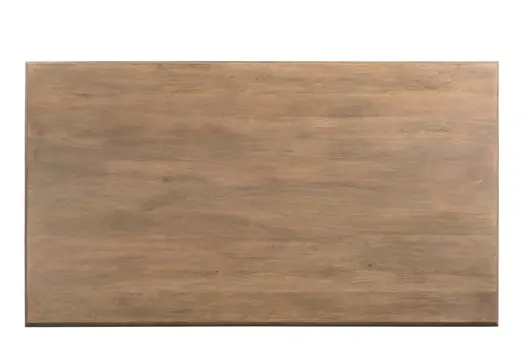 96" Brown Solid Wood Double Pedestal Base Dining Table