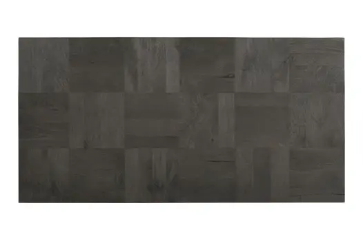 59" Dark Gray Solid Wood Solid Coffee Table