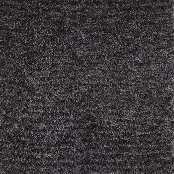10' X 14' Black Shag Hand Tufted Area Rug