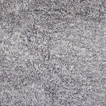 8' X 10' Gray Shag Hand Tufted Area Rug