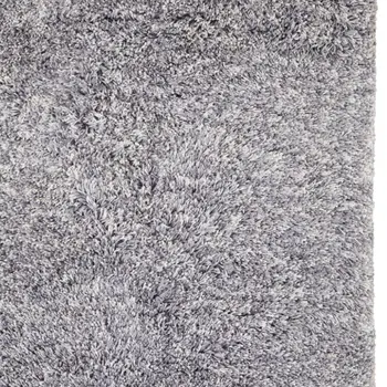 2' X 3' Gray Shag Hand Tufted Area Rug