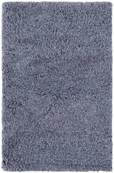 10' X 14' Blue Shag Hand Tufted Area Rug