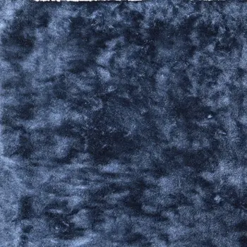 2' X 3' Blue Shag Hand Tufted Area Rug