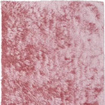 4' X 6' Pink Shag Hand Tufted Area Rug