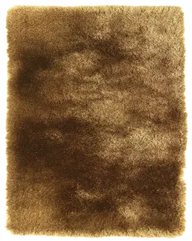 8' X 10' Brown Shag Hand Tufted Area Rug