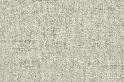 8' Ivory and Silver Chevron Hand Woven Runner Rug