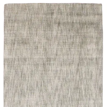 8' Taupe and Gray Chevron Hand Woven Runner Rug
