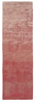 8' Red Chevron Hand Woven Runner Rug