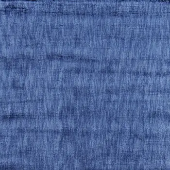 8' Blue Chevron Hand Woven Runner Rug