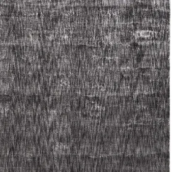 6' X 9' Gray Chevron Hand Woven Area Rug