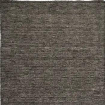 4' X 6' Brown Wool Hand Woven Area Rug