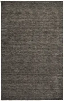 4' X 6' Brown Wool Hand Woven Area Rug