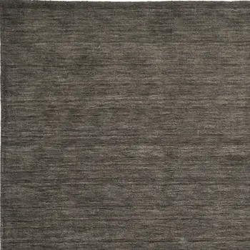 5' X 8' Brown Wool Hand Woven Area Rug