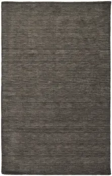 8' X 11' Brown Wool Hand Woven Area Rug