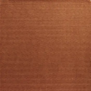 5' X 8' Orange Wool Hand Woven Area Rug