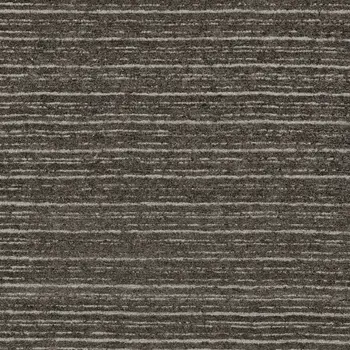5' X 8' Brown and Ivory Wool Striped Hand Tufted Area Rug