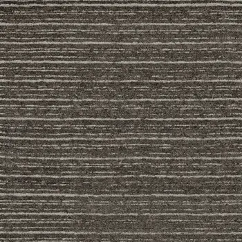 5' X 8' Brown and Ivory Wool Striped Hand Tufted Area Rug