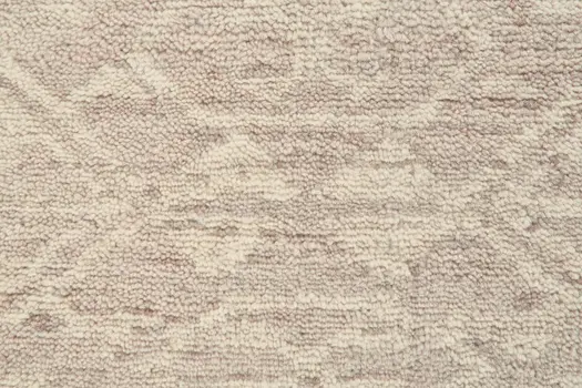 8' X 10' Brown and Tan Wool Southwestern Hand Knotted Area Rug
