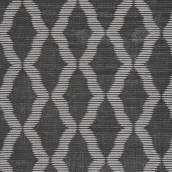 8' X 11' Gray and Brown Geometric Power Loom Area Rug