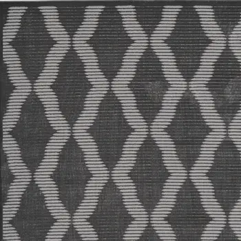 8' X 11' Gray and Brown Geometric Power Loom Area Rug