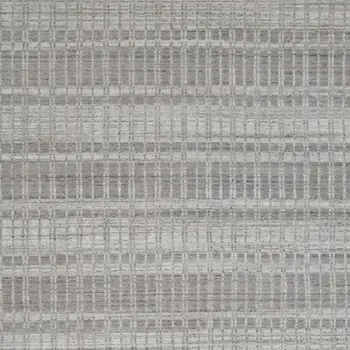 4' X 6' Gray and Ivory Geometric Hand Woven Area Rug