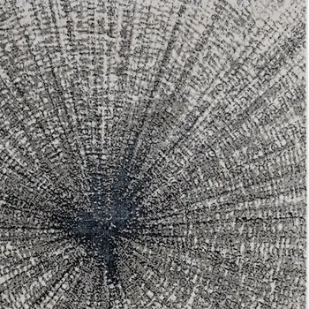 10' X 13' Gray and Ivory Abstract Power Loom Area Rug