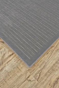 10' X 13' Taupe and Gray Power Loom Area Rug