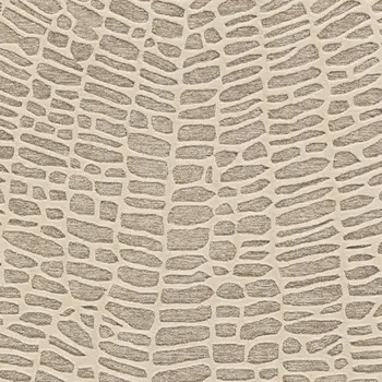 2' X 3' Tan and Ivory Wool Abstract Hand Tufted Area Rug