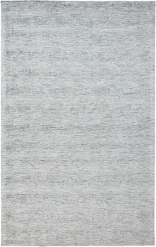 5' X 8' Blue Abstract Hand Woven Area Rug