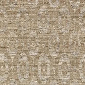 5' X 8' Tan and Ivory Geometric Hand Woven Area Rug