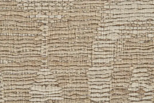 5' X 8' Tan and Ivory Geometric Hand Woven Area Rug