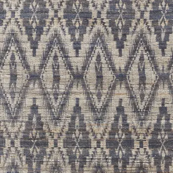 8' X 11' Tan and Gray Geometric Hand Woven Area Rug